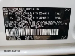 2024 Subaru Solterra Premium с VIN JTMABABAXRA065987, выставлен на аукционе Copart как лот 54017135 с пробегом 2 781 миль миль и Списание • Salvage title. История ставок и продаж доступна на DreamBid. Изображение 12.