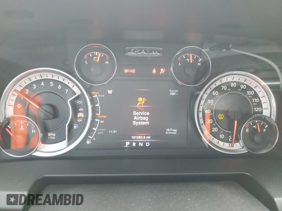 2022 Ram 1500 Tradesman with VIN 3C6RR6KGXNG310340, listed as a Copart auction lot 43163405 with 101,282 mi miles and Salvage title. Bid and sale history available at DreamBid. Image 9.