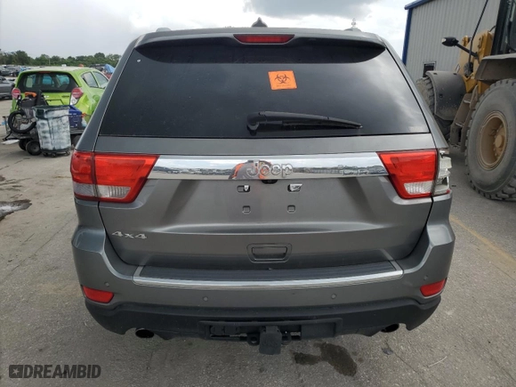 2011 Jeep Grand Cherokee Overland with VIN 1J4RR6GT8BC589021, listed as a Copart auction lot 67518174 with 0 mi miles and Salvage Title. Bid and sale history available at carsss.com. Image 6.