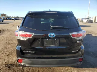 2015 Toyota Highlander Hybrid Limited with VIN 5TDDCRFH1FS013467, listed as a Copart auction lot 46098415 with 58,337 mi miles and Salvage Title. Bid and sale history available at carsss.com. Image 6.