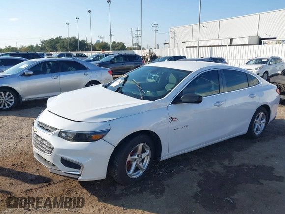 2016 Chevrolet Malibu LS with VIN 1G1ZB5ST7GF291635, listed as a IAAI auction lot 40921899 with 185,108 mi miles and . Bid and sale history available at carsss.com. Image 16.