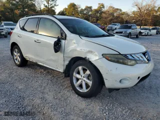 2009 Nissan Murano S with VIN JN8AZ18U19W019825, listed as a Copart auction lot 86984994 with 109,466 mi miles and Salvage Title. Bid and sale history available at carsss.com. Image 4.