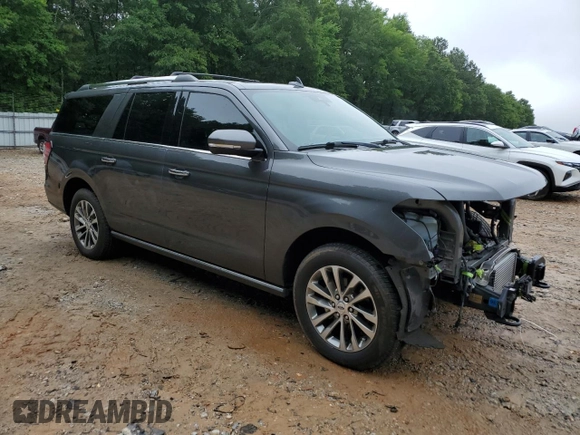 2018 Ford Expedition Max Limited with VIN 1FMJK2ATXJEA57518, listed as a Copart auction lot 58516955 with 96,612 mi miles and Salvage title. Bid and sale history available at DreamBid. Image 4.