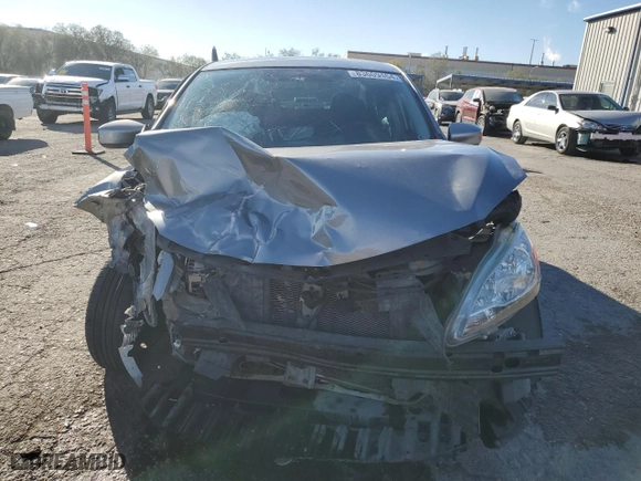 2014 Nissan Sentra SV with VIN 3N1AB7AP3EY302854, listed as a Copart auction lot 83609464 with 77,848 mi miles and Salvage Title. Bid and sale history available at carsss.com. Image 5.