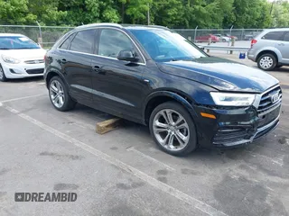 2016 Audi Q3 Prestige z VIN WA1GFCFS4GR015382, wystawiony jako IAAI lot #42331564 z przebiegiem 76 836 mil mil oraz . Historia ofert i sprzedaży dostępna na DreamBid. Obrazek 1.