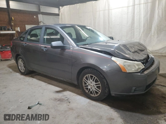 2009 Ford Focus SE with VIN 1FAHP35N59W222036, listed as a Copart auction lot 51323355 with 186,429 mi miles and Salvage Title. Bid and sale history available at carsss.com. Image 4.