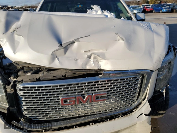 2017 GMC Yukon Denali with VIN 1GKS1CKJ2HR208163, listed as a Copart auction lot 88161295 with 107,864 mi miles and Salvage Title. Bid and sale history available at carsss.com. Image 11.