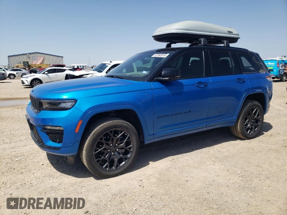 2023 Jeep Grand Cherokee Summit Reserve with VIN 1C4RJYE60P8881133, listed as a Copart auction lot 52354915 with 31,739 mi miles and Salvage title. Bid and sale history available at DreamBid. Image 1.
