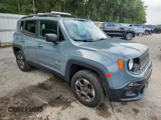 2017 Jeep Renegade Sport с VIN ZACCJBAB5HPF30248, выставлен на аукционе Copart как лот 60954805 с пробегом 86 469 миль миль и Списание • Salvage title. История ставок и продаж доступна на DreamBid. Изображение 4.