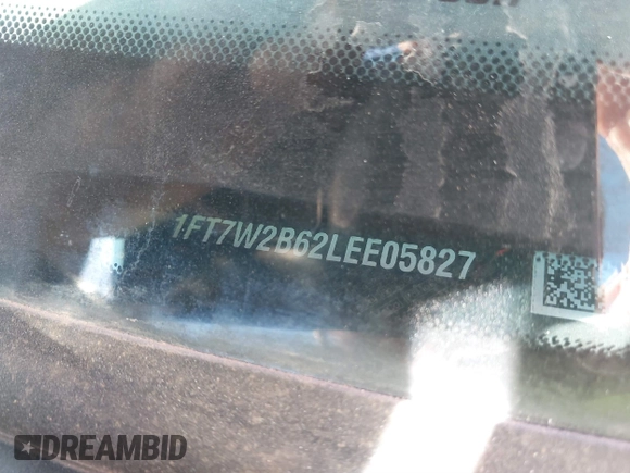 2020 Ford F-250 XL with VIN 1FT7W2B62LEE05827, listed as a IAAI auction lot 41816519 with 128,457 mi miles and . Bid and sale history available at DreamBid. Image 9.