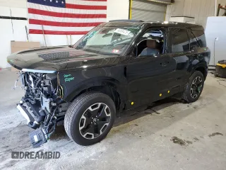 2024 Ford Bronco Sport Outer Banks with VIN 3FMCR9C64RRE30484, listed as a Copart auction lot 56009475 with 3,035 mi miles and Salvage title. Bid and sale history available at DreamBid. Image 1.