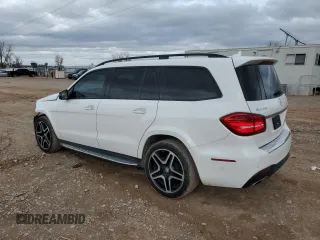 2017 Mercedes-Benz GLS 550 z VIN 4JGDF7DE7HA891193, wystawiony jako Copart lot #46455005 z przebiegiem 127 930 mil mil oraz Szkoda całkowita • Salvage title. Historia ofert i sprzedaży dostępna na DreamBid. Obrazek 2.