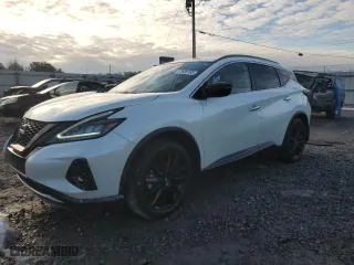 2023 Nissan Murano SV with VIN 5N1AZ2BJXPC106438, listed as a Copart auction lot 41688105 with 42,463 mi miles and Salvage Title. Bid and sale history available at carsss.com. Image 1.