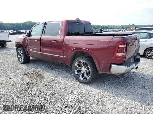 2019 Ram 1500 Limited with VIN 1C6SRFHT4KN707387, listed as a Copart auction lot 59544015 with 111,551 mi miles and Salvage title. Bid and sale history available at DreamBid. Image 2.