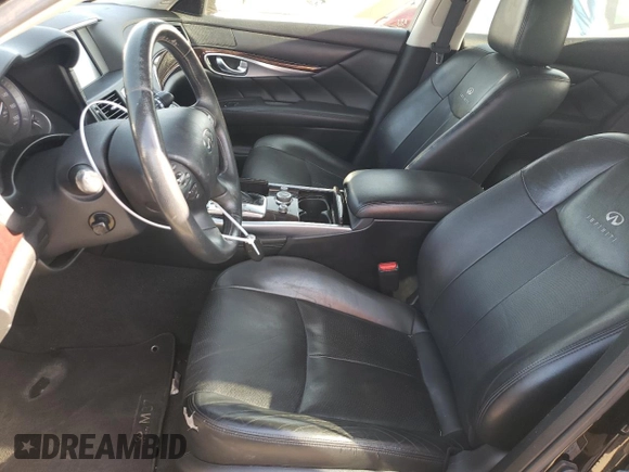 2013 Infiniti M37 with VIN JN1BY1AR0DM601575, listed as a Copart auction lot 78614134 with 158,729 mi miles and Salvage Title. Bid and sale history available at carsss.com. Image 7.
