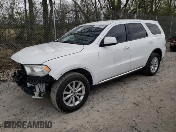 2020 Dodge Durango Pursuit with VIN 1C4RDJFG3LC286998, listed as a Copart auction lot 51589835 with 32,927 mi miles and Salvage title. Bid and sale history available at DreamBid. Image 1.