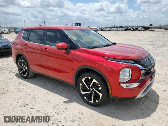 2024 Mitsubishi Outlander SE z VIN JA4J3VA89RZ048600, wystawiony jako Copart lot #60091975 z przebiegiem Nie podano mil oraz Szkoda całkowita • Salvage title. Historia ofert i sprzedaży dostępna na DreamBid. Obrazek 4.