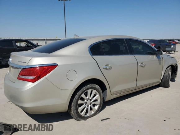 2014 Buick LaCrosse with VIN 1G4GA5GR7EF134811, listed as a Copart auction lot 53234875 with 93,154 mi miles and Salvage title. Bid and sale history available at DreamBid. Image 3.