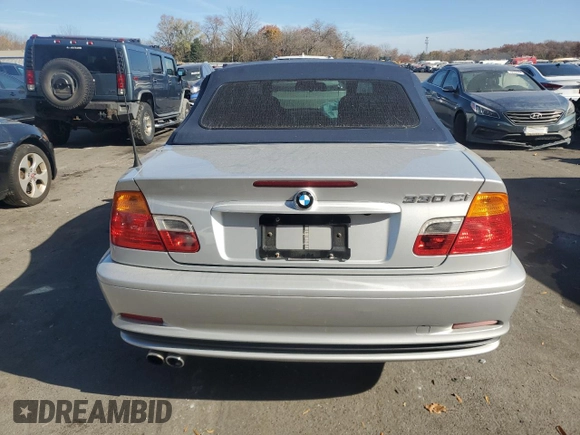 2003 BMW 3 Series 330Ci with VIN WBABS53483JU99236, listed as a Copart auction lot 78542194 with 132,758 mi miles and Salvage Title. Bid and sale history available at carsss.com. Image 6.