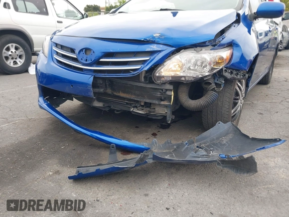 2013 Toyota Corolla L with VIN 5YFBU4EE8DP166741, listed as a IAAI auction lot 41896115 with 154,011 mi miles. Bid and sale history available at carsss.com. Image 17.