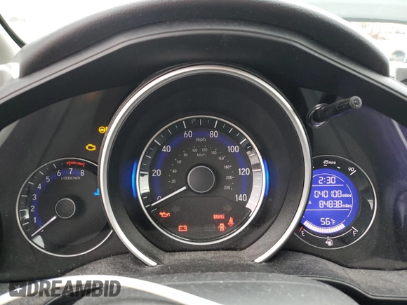 2019 Honda Fit LX with VIN 3HGGK5G47KM719116, listed as a Copart auction lot 87087244 with 40,108 mi miles and Salvage Title. Bid and sale history available at DreamBid. Image 9.