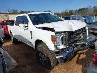 2022 Ford Super Duty F-250 SRW XL with VIN 1FT7W2BT5NEG42644, listed as a IAAI auction lot 41469387 with 64,521 mi miles. Bid and sale history available at carsss.com. Image 1.