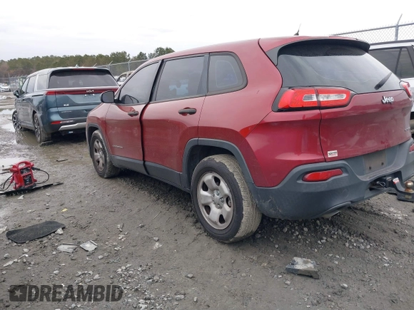 2015 Jeep Cherokee Sport z VIN 1C4PJLAB6FW712905, wystawiony jako IAAI lot #41370740 z przebiegiem 111 483 mil mil oraz . Historia ofert i sprzedaży dostępna na DreamBid. Obrazek 3.