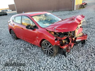 2024 Subaru Impreza Sport with VIN JF1GUAFC4R8281122, listed as a Copart auction lot 80523634 with 21,649 mi miles and Salvage Title. Bid and sale history available at carsss.com. Image 4.