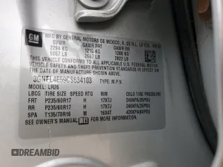 2012 Chevrolet Captiva Sport LTZ with VIN 3GNFL4E59CS634103, listed as a Copart auction lot 54857005 with 156,918 mi miles and Non Repairable. Bid and sale history available at carsss.com. Image 12.