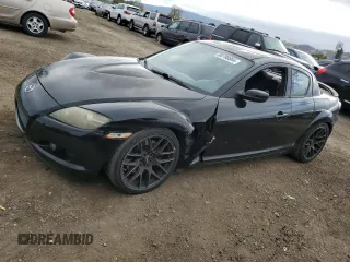 2007 Mazda RX-8 Touring with VIN JM1FE173370210734, listed as a Copart auction lot 80780804 with 89,020 mi miles and Salvage Title. Bid and sale history available at carsss.com. Image 1.