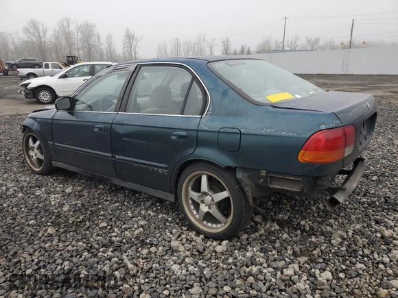 1998 Honda Civic EX with VIN 2HGEJ8546WH619981, listed as a Copart auction lot 88636735 with 208,240 mi miles and Salvage Title. Bid and sale history available at carsss.com. Image 2.