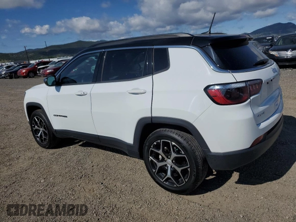 2024 Jeep Compass Limited with VIN 3C4NJDCNXRT125430, listed as a Copart auction lot 59377205 with 55,904 mi miles and Clean title. Bid and sale history available at DreamBid. Image 2.