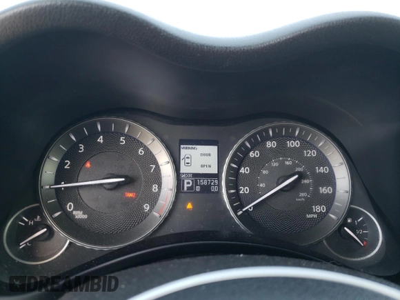 2013 Infiniti M37 with VIN JN1BY1AR0DM601575, listed as a Copart auction lot 78614134 with 158,729 mi miles and Salvage Title. Bid and sale history available at carsss.com. Image 9.