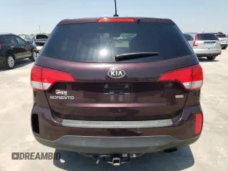 2015 Kia Sorento LX with VIN 5XYKT3A67FG627155, listed as a Copart auction lot 51434715 with 157,218 mi miles and Salvage Title. Bid and sale history available at carsss.com. Image 6.