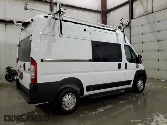 2021 Ram ProMaster Cargo with VIN 3C6LRVBG4ME515274, listed as a Copart auction lot 86554264 with 33,112 mi miles and Salvage Title. Bid and sale history available at carsss.com. Image 3.