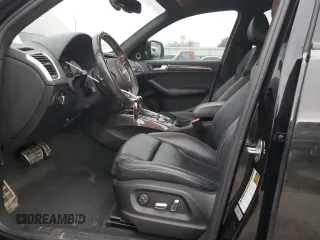 2017 Audi SQ5 Premium Plus with VIN WA1CCAFPXHA001512, listed as a Copart auction lot 87606795 with 62,501 mi miles and Salvage Title. Bid and sale history available at carsss.com. Image 7.