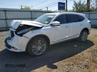 2024 Acura MDX Advance with VIN 5J8YE1H85RL023825, listed as a Copart auction lot 54630405 with 16,843 mi miles and Salvage title. Bid and sale history available at DreamBid. Image 1.