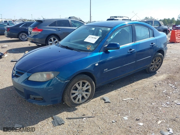 2007 Mazda Mazda3 s Touring with VIN JM1BK323171630318, listed as a IAAI auction lot 41750386 with 232,731 mi miles. Bid and sale history available at carsss.com. Image 2.