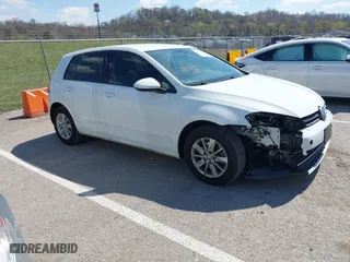 2015 Volkswagen Golf TSI SEL with VIN 3VW217AU9FM010318, listed as a IAAI auction lot 41895333 with 1 mi miles. Bid and sale history available at carsss.com. Image 1.