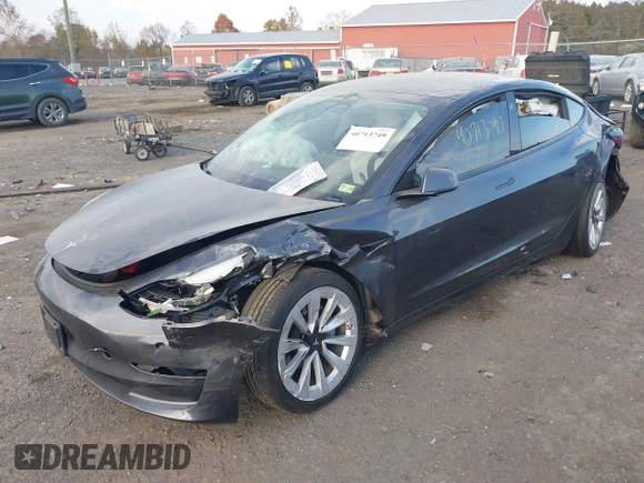2021 Tesla Model 3 Long Range with VIN 5YJ3E1EB6MF975916, listed as a IAAI auction lot 40713749 with 29,593 mi miles and . Bid and sale history available at DreamBid. Image 18.