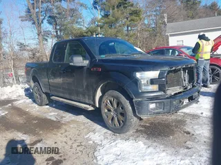 2017 Ford F-150 XL with VIN 1FTFX1EF1HFA23112, listed as a IAAI auction lot 41395236 with 96,848 mi miles. Bid and sale history available at carsss.com. Image 1.