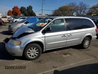 2003 Chrysler Town & Country LX with VIN 2C4GP44L63R154969, listed as a Copart auction lot 77435844 with 122,813 mi miles and Salvage Title. Bid and sale history available at DreamBid. Image 1.
