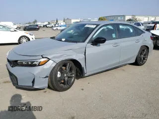 2025 Honda Civic Si with VIN 2HGFE1E50SH471264, listed as a Copart auction lot 83910474 with 1,150 mi miles and Salvage Title. Bid and sale history available at DreamBid. Image 1.