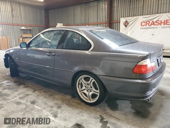 2002 BMW 3 Series 330Ci with VIN WBABN53482JU28205, listed as a Copart auction lot 45199945 with 75,083 mi miles and Salvage Title. Bid and sale history available at carsss.com. Image 2.