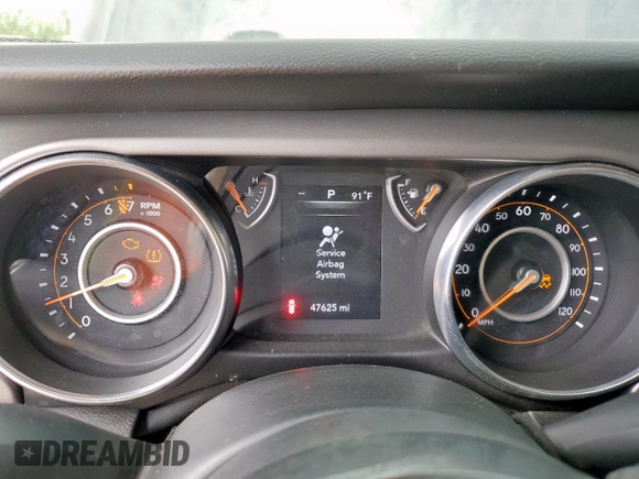 2022 Jeep Wrangler Unlimited Sport S z VIN 1C4HJXDG5NW180130, wystawiony jako Copart lot #59883815 z przebiegiem 47 625 mil mil oraz Czysty tytuł • Clean title. Historia ofert i sprzedaży dostępna na DreamBid. Obrazek 9.