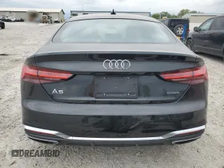 2023 Audi A5 Sportback S line Premium Plus with VIN WAUFACF56PA040015, listed as a Copart auction lot 53642035 with 23,669 mi miles and Salvage Title. Bid and sale history available at carsss.com. Image 6.