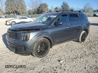 2024 Kia Telluride SX X-Pro z VIN 5XYP5DGC7RG540850, wystawiony jako Copart lot #80583554 z przebiegiem 5127 mil mil oraz Szkody całkowita. Historia ofert i sprzedaży dostępna na DreamBid. Obrazek 1.