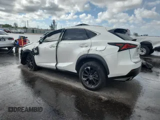 2020 Lexus NX 300 with VIN JTJDARBZ5L5000367, listed as a Copart auction lot 61573165 with 55,401 mi miles and Non repairable. Bid and sale history available at DreamBid. Image 2.