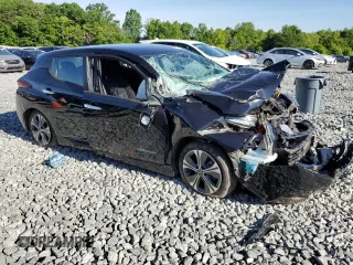 2019 Nissan LEAF SV with VIN 1N4AZ1CP8KC313703, listed as a Copart auction lot 56113735 with 56,854 mi miles and Salvage title. Bid and sale history available at DreamBid. Image 4.