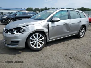 2016 Volkswagen Golf SportWagen TSI S with VIN 3VWC17AU3GM511114, listed as a Copart auction lot 59566043 with 72,808 mi miles. Bid and sale history available at carsss.com. Image 1.